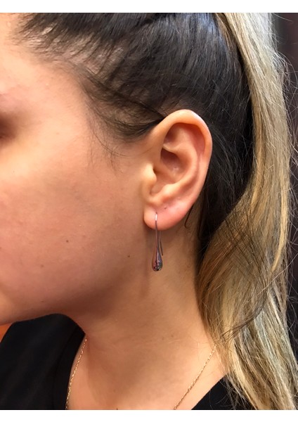 Damla Gümüş Küpe