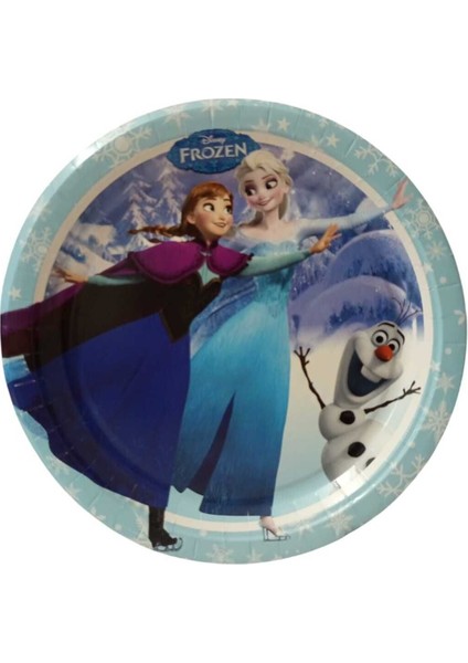 Doğum Günü Frozen Tabak 16 Lı Karton Tabak