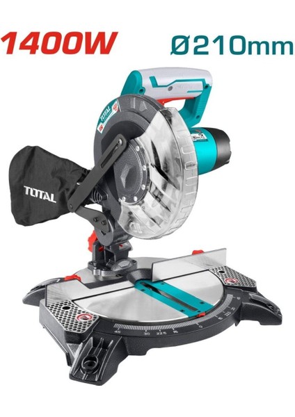 Gönye Kesme Makinası 1400W Alüminyum Taban 1 Adet Metal Bıçağı TS42142101