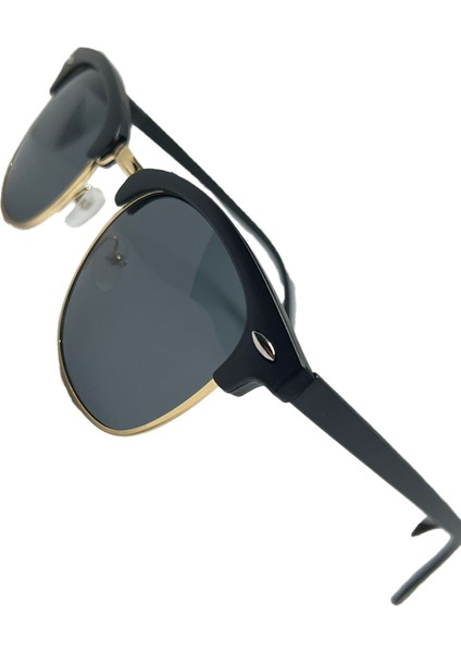 Vintage Fashion Hafif Unisex Güneş Gözlüğü Unisex Güneş Gözlüğü Gold Çerçeve 9911 modelleri