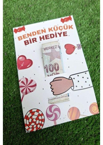 10 Adet Harçlık Kartı - Lolipop Kartı - Bayram Hediyesi - Ramazan Bayramı - Kurban Bayramı