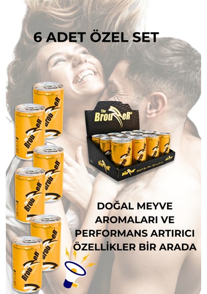 150 ml 6'lı Ekonomik Set - Enerji Artışı, Düşük Kalori, Performans Destekleyici