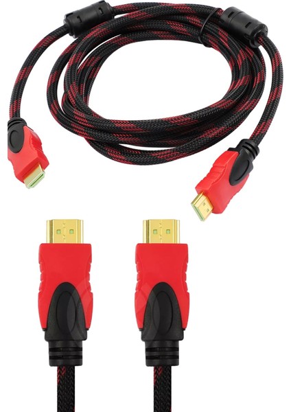 Bilgisayar Monitör Kablosu HDMI Kablosu 1.5mt Uzunluk Aşınmaz Kablo