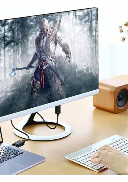 Displayport HDMI Kablo Daha Yüksek Görüntü Sağlayan Displayport Hdmı Dönüştürücü Görüntü Kablo