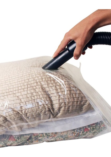 Pratik Elbise Vakumlu Hurç Yorgan Hurcu Vakumlu Hurç Poşet Saklama Torbası x large 55 x 90