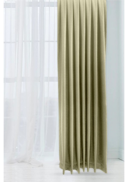 Çağla Şık Doğal Keten Fon Perde - Tek Kanat ve Bağlama Koluyla Beraber fiyatları