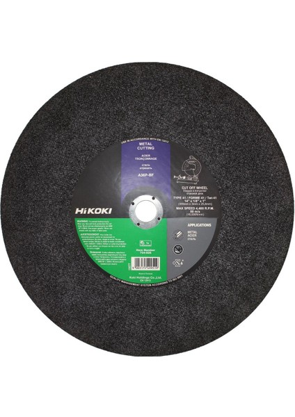 Hikoki 704026 355MM Metal Kesme Taşı