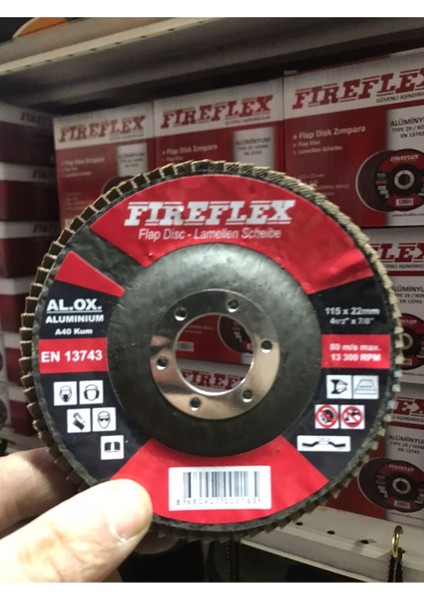 Fireflex 115X22 Flap Disk 40 Kum - 10 Adet