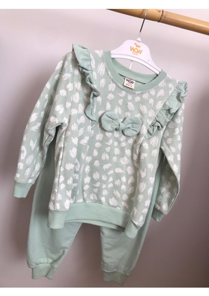 Su Yeşili Kız Çocuk Alt-Üst Ikili Takım Kız Çocuk Eşofman Takımı fiyatları