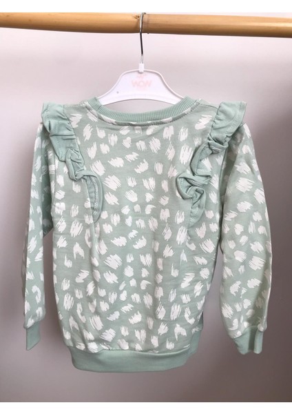 Su Yeşili Kız Çocuk Alt-Üst Ikili Takım Kız Çocuk Eşofman Takımı