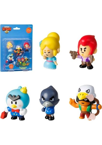 5'li Brawl Stars Figür Set Asorti