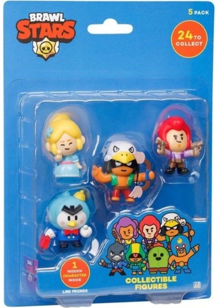 5'li Brawl Stars Figür Set Asorti