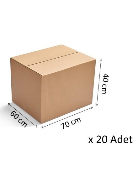 Karton Koli 40(Y)*70(G)*60(D) Boş 20 Adet