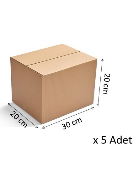 Karton Koli 20(Y)*30(G)*20(D) Boş 05 Adet