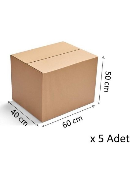 Karton Koli 50(Y)*60(G)*40(D) Boş 05 Adet
