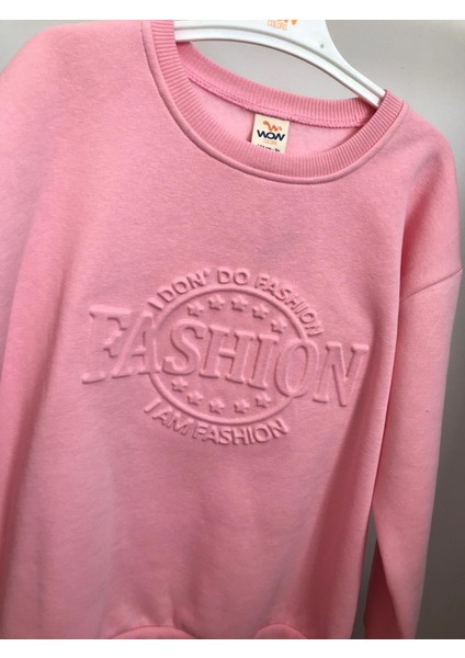 Kız Çocuk Sweat Kazak Modelleri Kız Çocuk Pembe Renkli Kazak Sweat Modeli %100 Pamuklu fiyatları