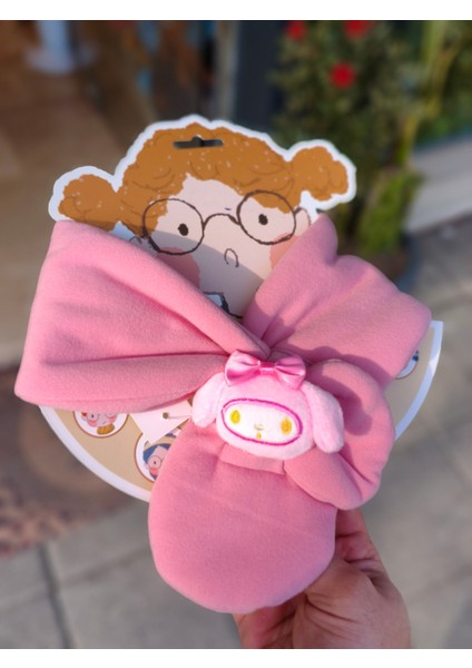 Melody Figürlü Pembe Çocuk Bebek Boyunluk