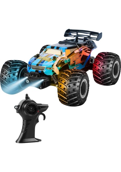 Uzaktan Kumandalı Şarjlı LED Işıklı Drift Atan 20 Km Hız Yapan Yüksek Hızlı Off Road Oyuncak Araba