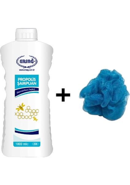 Propolisli Şampuan (Normal-Kuru Saçlar) 1000 ml - ( Lif Hediye'li )