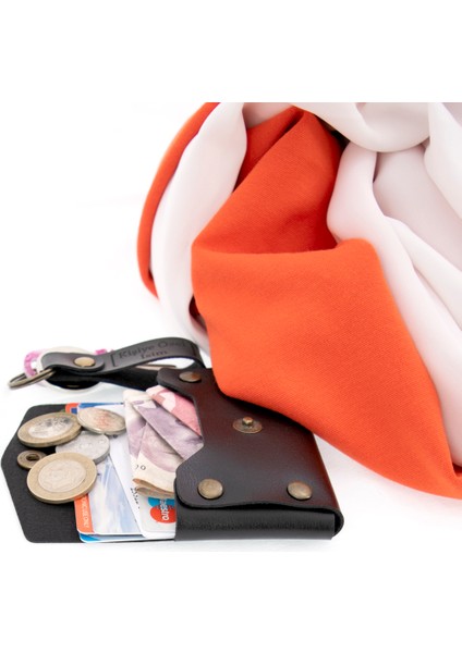 Siyah Renk Isme Özel Yüksek Kalite Bozuk Para Cüzdanı ve Anahtarlık Seti, Kişisel Aksesuar fiyatları