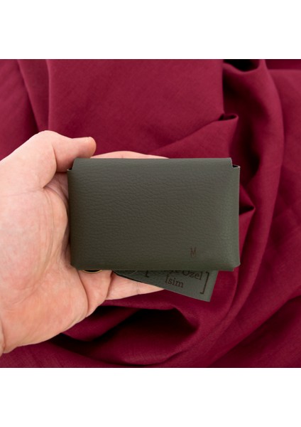 Yeşil Renk Isminize Özel Yüksek Kalite Bozuk Para Cüzdanı ve Anahtarlık Seti, Kişisel Aksesuar modelleri