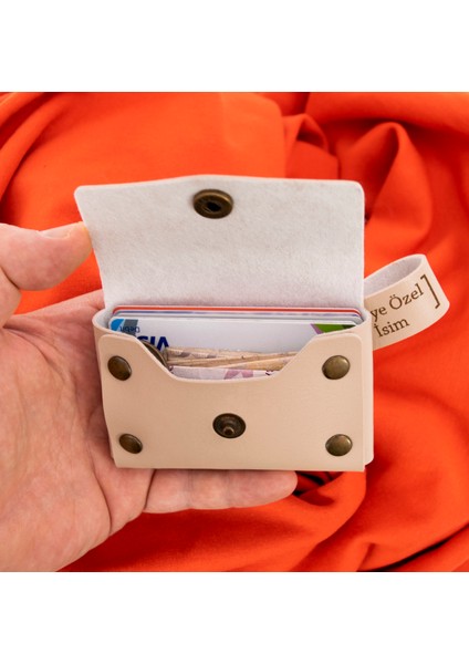 Sütlü Kahve Renk Isme Özel Yüksek Kalite Bozuk Para Cüzdanı ve Anahtarlık Seti, Kişisel Aksesuar fiyatları