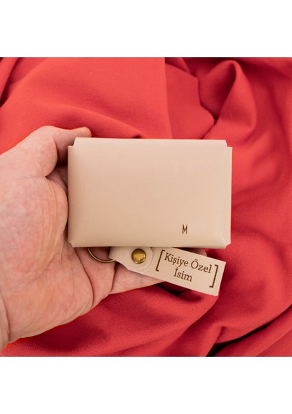 Sütlü Kahve Renk Isme Özel Yüksek Kalite Bozuk Para Cüzdanı ve Anahtarlık Seti, Kişisel Aksesuar fırsatları