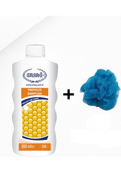 Propolisli Şampuan (Normal-Yağlı Saçlar) 300 ml - ( Lif Hediye'li )