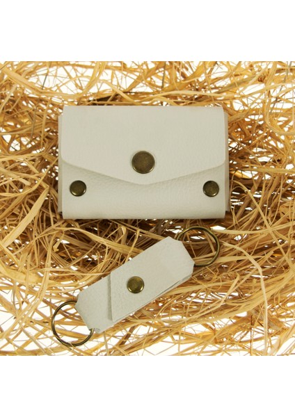 Taş Renk Deri Cüzdan ve Anahtarlık Takımı, Yüksek Kalite Aksesuar modelleri