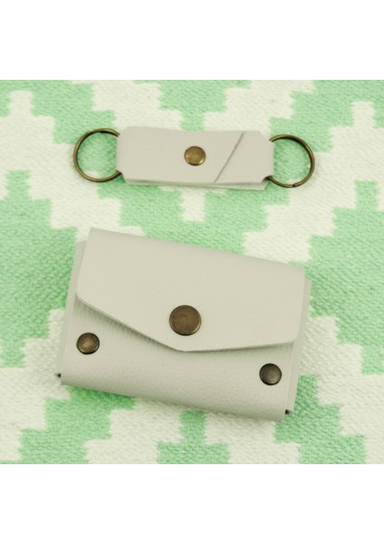 Taş Renk Deri Cüzdan ve Anahtarlık Takımı, Yüksek Kalite Aksesuar fırsatları