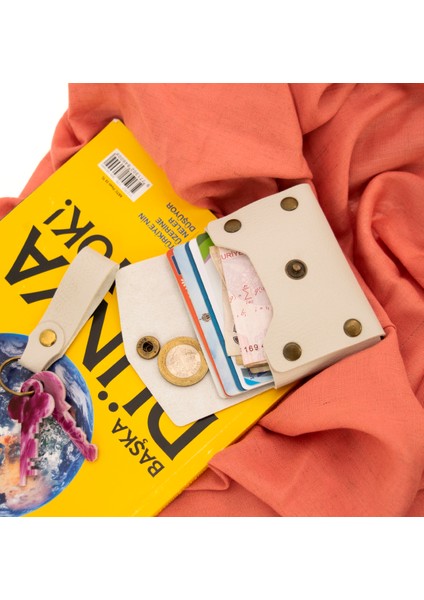 Taş Renk Deri Cüzdan ve Anahtarlık Seti, Yüksek Kalite Hediyelik Ürün Seti modelleri