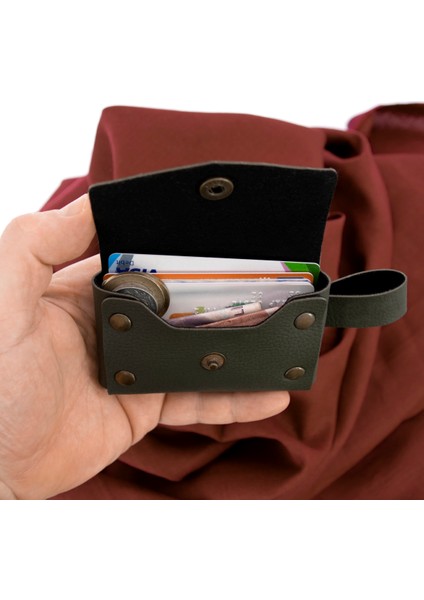 Yeşil Renk Deri Cüzdan ve Anahtarlık Seti, Yüksek Kalite Hediyelik Ürün Seti fiyatları