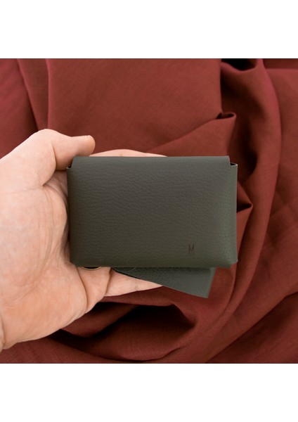 Yeşil Renk Deri Cüzdan ve Anahtarlık Seti, Yüksek Kalite Hediyelik Ürün Seti fırsatları