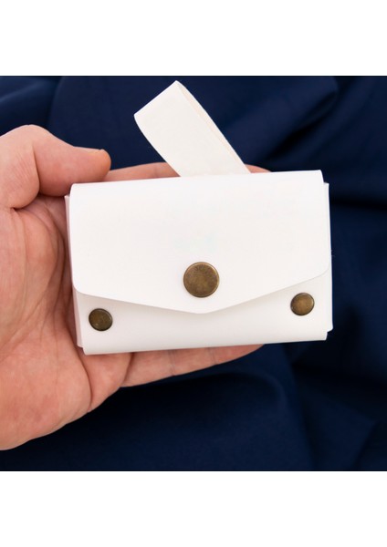 Beyaz Renk Deri Cüzdan ve Anahtarlık Seti, Yüksek Kalite Hediyelik Ürün Seti fırsatları