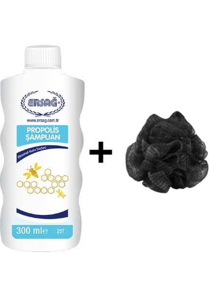Propolisli Şampuan (Normal-Kuru Saçlar) 300 ml - ( Lif Hediye'li )