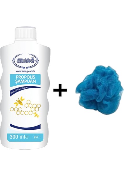 Propolisli Şampuan (Normal-Kuru Saçlar) 300 ml - ( Lif Hediye'li )