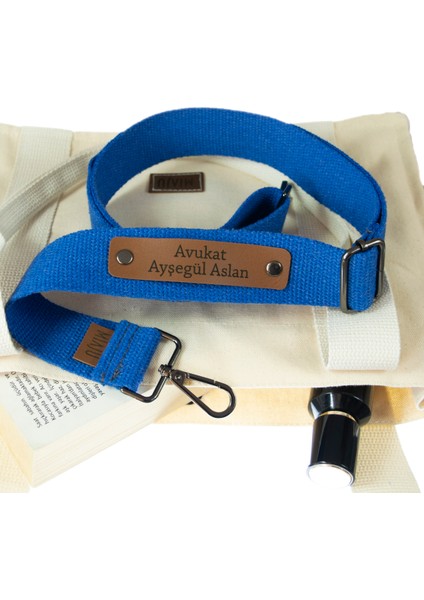 Koyu Mavi Renk, Dayanıklı Pamuklu Çanta Askısı, 220 Cm, Kişisel Dokunuşlarla Benzersiz Hediye fiyatları