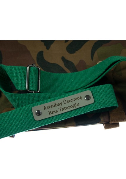 Yeşil Renk, Isminize Özel Üretilen, Çanta Kemeri, 120 cm Boyunda, Adınıza Özel Hediyelik Askı fırsatları