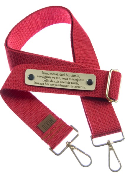 Kırmızı Renk, Renkli Iş Analistleri Için Kişiselleştirilebilir Çanta Omuz KAYIŞI,120 Cm, Hediye