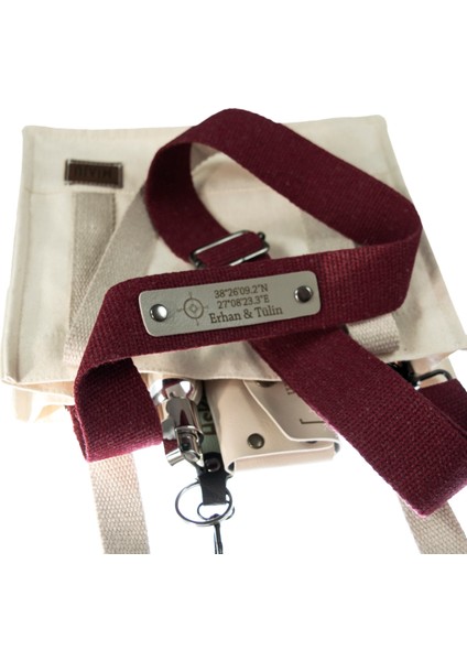 Bordo Renk, Kendi Adınıza Tasarlanmış Çanta Kemeri, 120 cm Çanta Askısı, Sevdiklerinize Hediye fiyatları