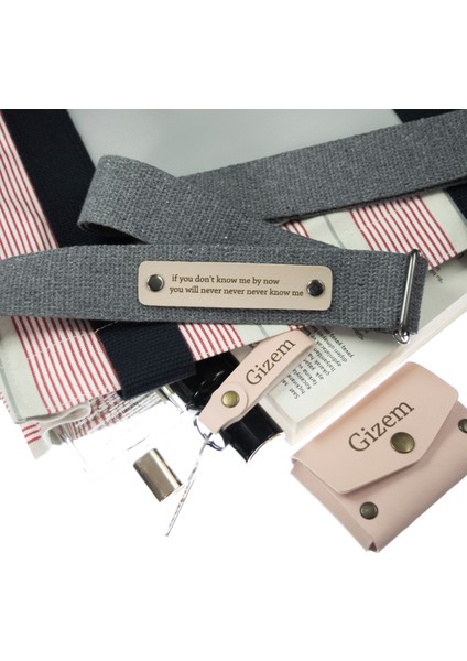 Gri Renk, Stil Sahiplerine Özel Kişiselleştirilebilir Moda Çanta Askısı, 160 Cm, Unutulmaz Hediye fırsatları