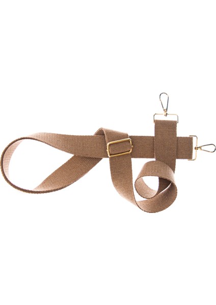 Açık Kahve Renk, Uzun Boylulara Özel Üretim, 205 cm Uzunlukta, Altın Metal Aksesuarlı, Şık ve Zarif