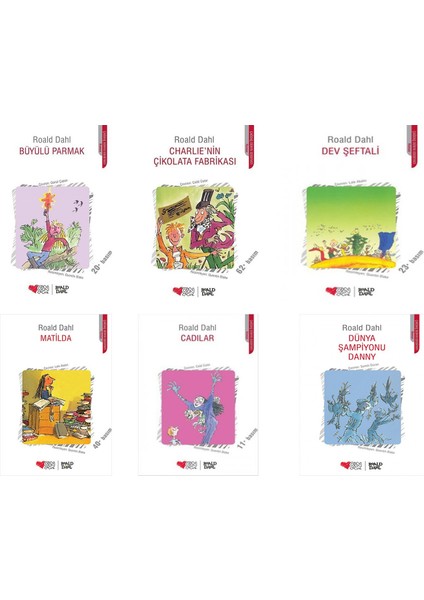 Roald Dahl Seti 6 Kitap