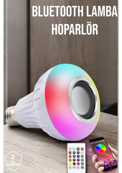 Bluetooth Hoparlör Rgb LED Teknolojisi ile Müzik ve Aydınlatma