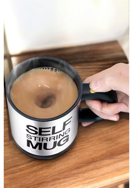 Mikser Kupa Yazılı Mug Bardak Karıştırma Özelliği
