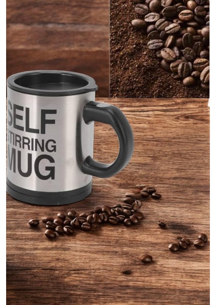 Mikser Kupa Yazılı Mug Bardak Karıştırma Özelliği