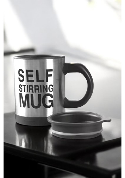 Mikser Kupa Yazılı Mug Bardak Karıştırma Özelliği