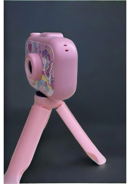 Ayaklı Mini Fotoğraf Makinesi Çocuk Için Eğitici Video Kamera