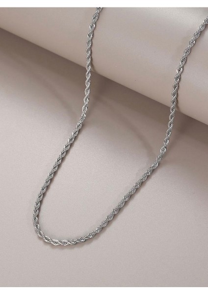 Rope Chain Çelik Kolye
