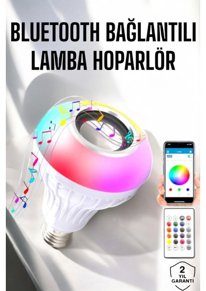 Lamba LED Hoparlör Dayanıklı ve Uzun Ömürlü Bluetooth Hoparlör